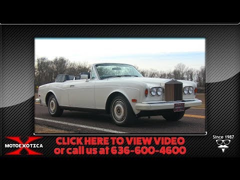 1985 Rolls-Royce Corniche (CC-1168774) for sale in St. Louis, Missouri