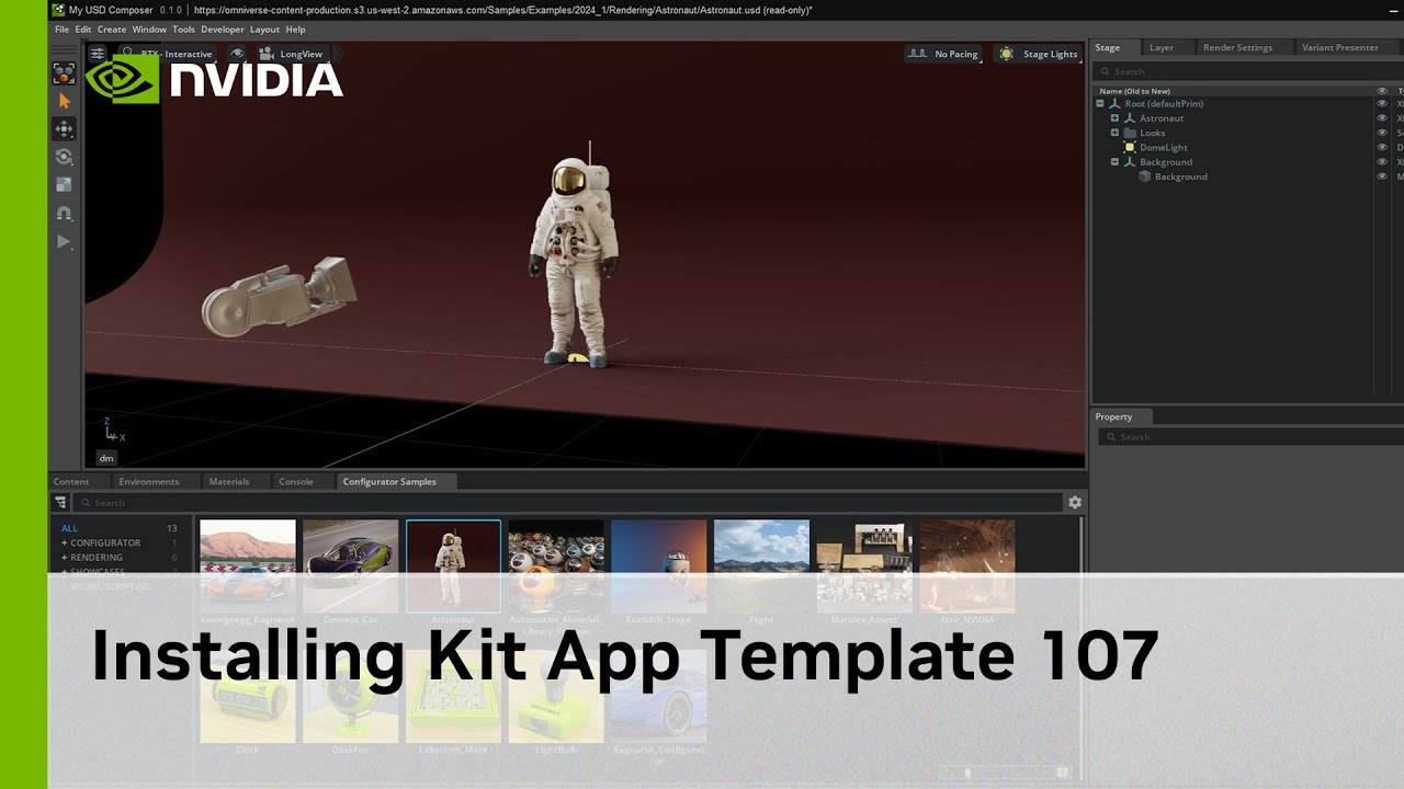 Build Custom Omniverse Apps by Installing the Kit App Template