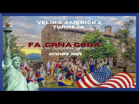 Ansambl/Ensemble "Crna Gora" - Velika Američka turneja / USA 2024 (Najava)