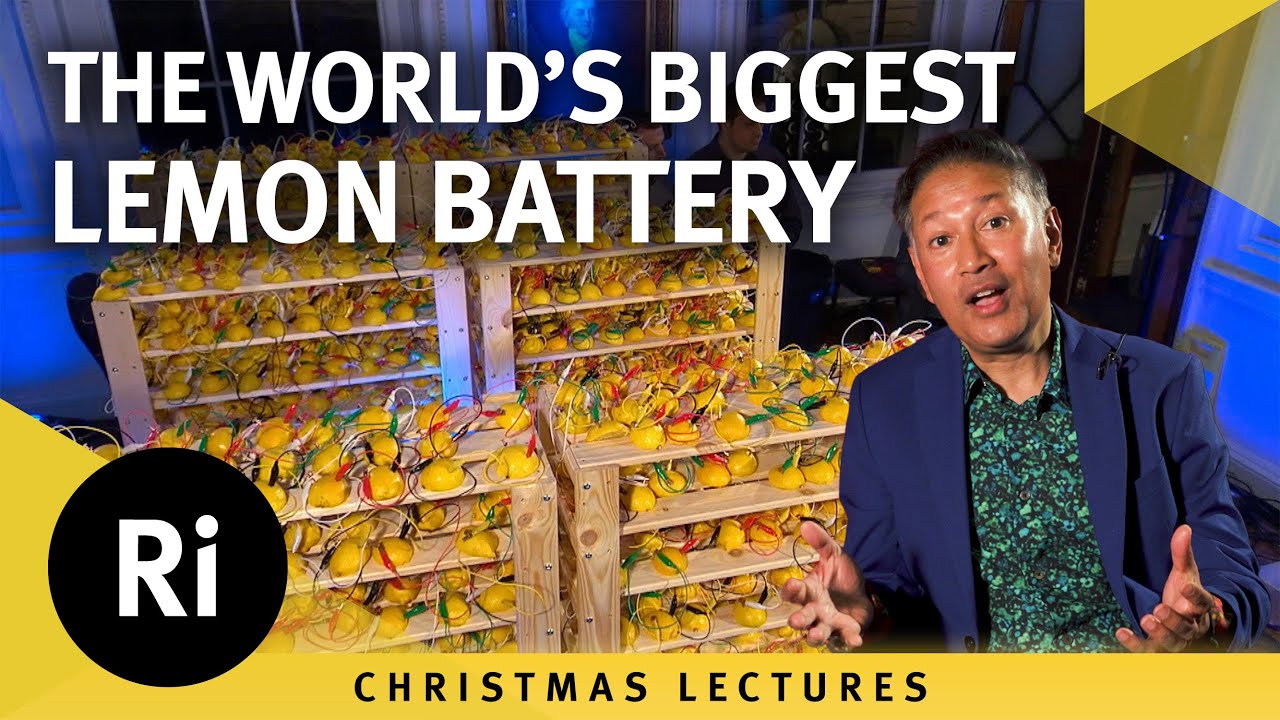 How we made the world's biggest lemon battery - from the 2016 Christmas Lectures