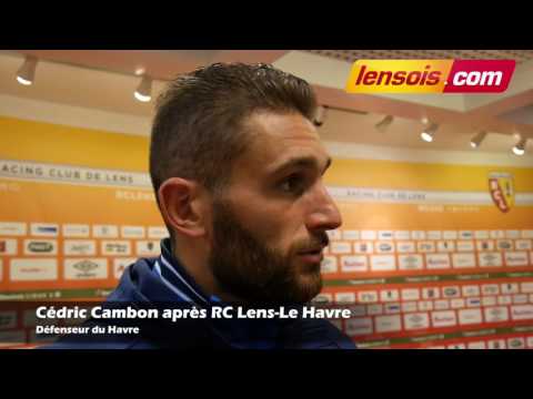 Cédric Cambon après RC Lens-Le Havre
