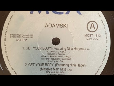 ADAMSKI Feat. NINA HAGEN - Get Your Body ! [12" Version]