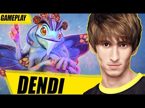 NAVI DENDI on PUCK DOTA 2 WTF GAMEPLAY