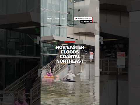 Nor'easter floods coastal northeast