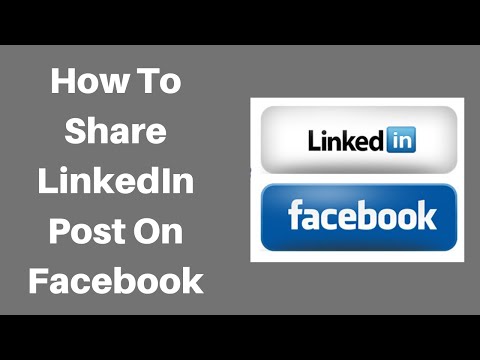  LinkedIn post on Facebook business page