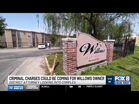 Orleans DA says criminal charges likely against nonprofit owner of The Willows apartments
