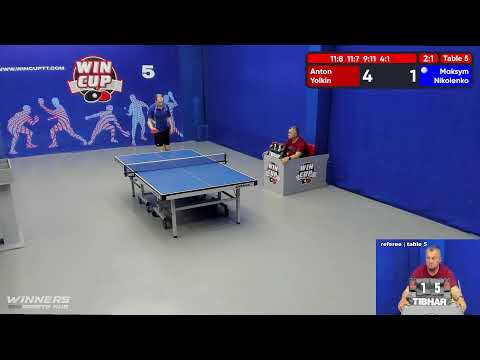 14:30 Ёлкин Антон  3-1 Николенко Максим  стол 5  ЮГ-4  01.06.22