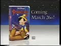 Pinocchio Vhs Commercial 1993