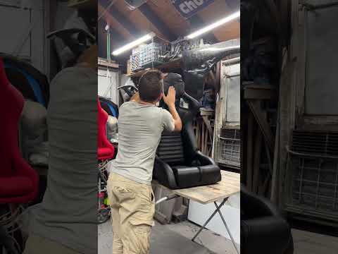 ASMR Corbeau Seat Install #asmr #corbeau