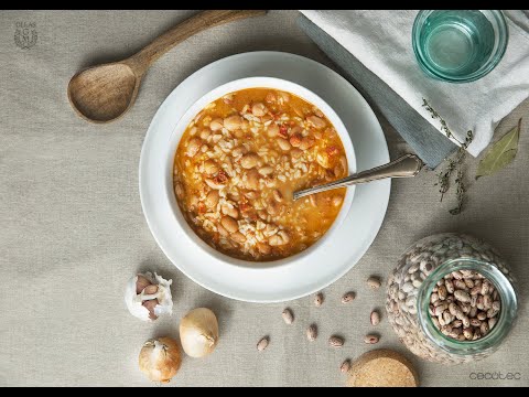 Cómo hacer alubias pintas con arroz | Receta Ollas GM