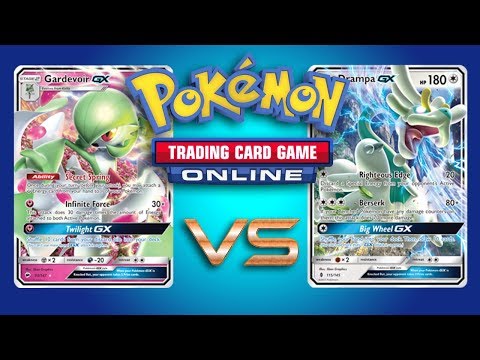 Gardevoir GX vs Drampa GX / Garbodor - Pokemon TCGO Gameplay