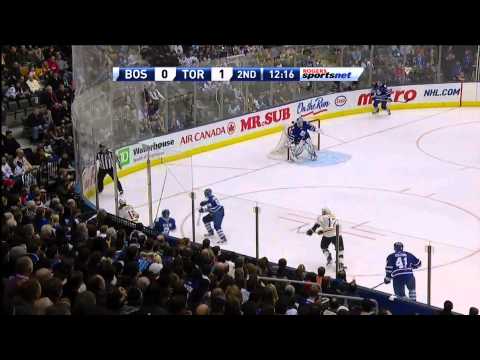 Bruins @ Maple Leafs - The Highlights - 110103