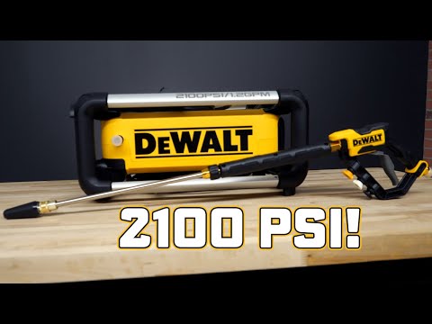 DeWalt Pressure Washer 1.2 GPM / 2100 PSI - DWPW2100 - Portability At It's Finest!