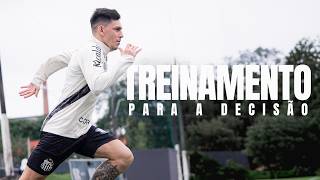 SANTOS TREINA PARA ÚLTIMO JOGO DA FASE DE GRUPOS DA CONMEBOL SUDAMERICANA