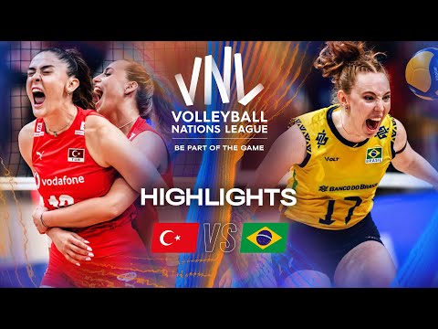 Türkiye 🇹🇷 vs. Brazil 🇧🇷 - Highlights | Week 2 | Women's VNL 2025