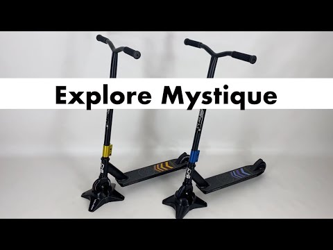 Трюковый самокат Explore Mystique синий + пега - фото 1 - id-p1165719663