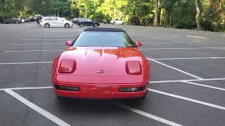 2k-Mile 1995 Chevrolet Corvette Convertible 6-Speed Exterior Lights and Functions Pt. 1