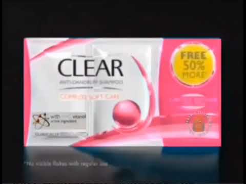 CLEAR ANTI-DANDRUFF SHAMPOO Sachet SUNSILK Shampoo Sachet Philippines 15s 2009