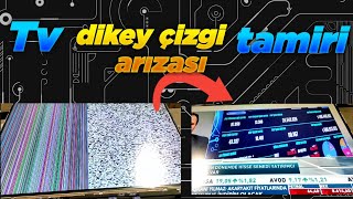 TELEVİZYON DİKEY ÇİZGİ ARIZASI TAMİRİ  TOSHİBA