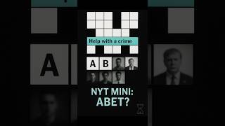 NYT MINI 'ABET' CLUE 🧩 When a Puzzle Points to a Deeper Question #shorts #crime