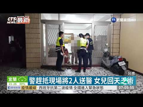 台南傳人倫悲劇 母拿刀砍女兒再自殘