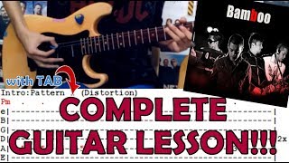 Probinsyana - Bamboo(Complete Guitar Lesson/Cover)with Chords and Tab