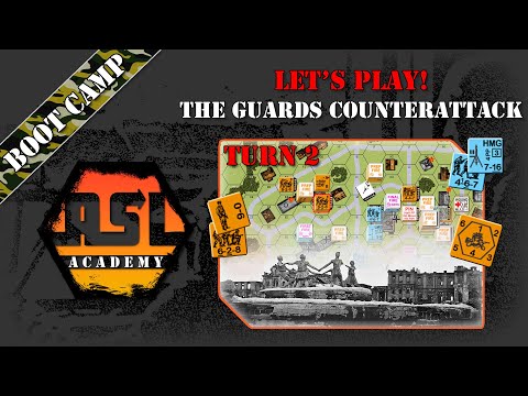 Advanced Squad Leader Tutorial # 14 - Lets Play! The Guards Counterattack, Turn 2