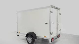 Proline Vriesaanhangwagens enkelas 250x150x150cm 750kg video