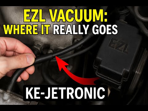 ㉦Mercedes Ke-Jetronic㉦ - KE-Jetronic: Correct EZL Vacuum Hose Connection