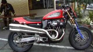 preview picture of video 'Weekday (＋wet day) Sportster meeting in OSAKA 2010'