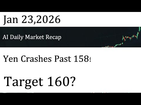 AI Daily Market Recap｜Jan 23,2026｜ Yen Crashes Past 158!  Target 160?