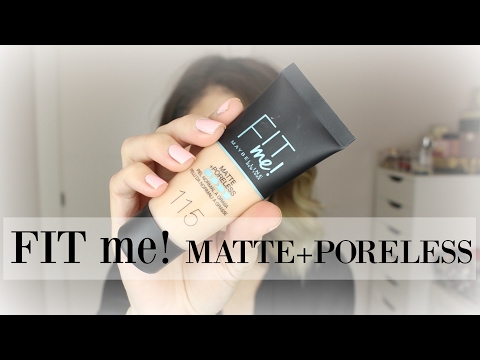 FIT ME Matte + Poreless MAYBELLINE | ¿sí o no? | REVIEW + DEMO