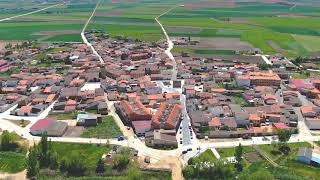 Calzada de Valdunciel desde el cielo