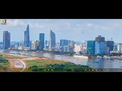 Saigon - Ho Chi Minh City skyline economy 2015