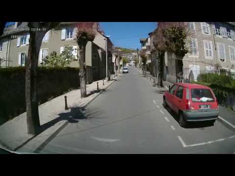 Approach to Marvejols aire, Southern France.  29/04/2016 (N44°33´14·3´´ E003°17´13·8´´)