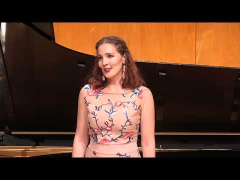 Michaela Larsen, mezzo soprano: Sieben frühe Lieder  (Alban Berg) - Stony Brook University