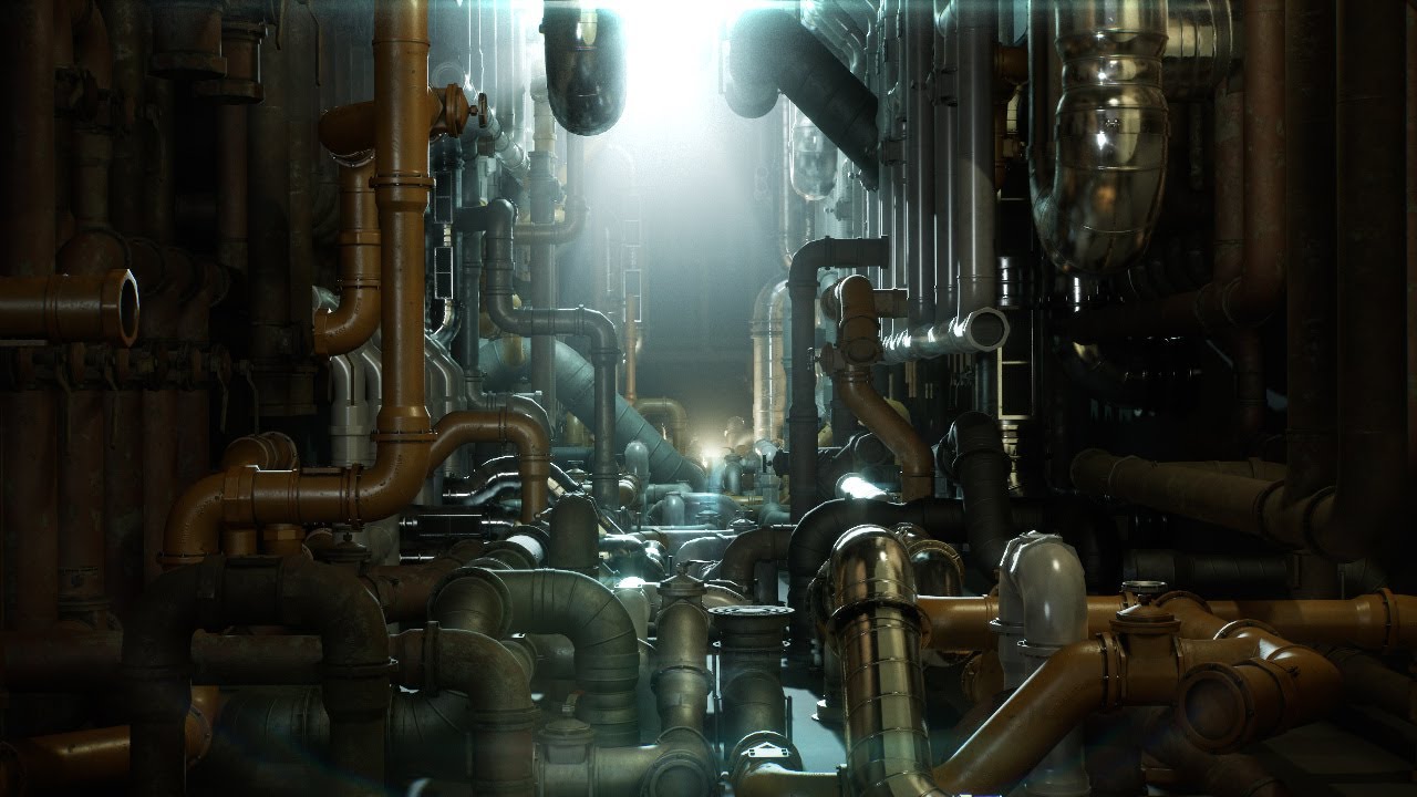 Modular Pipes Pack Vol 01 3D Model