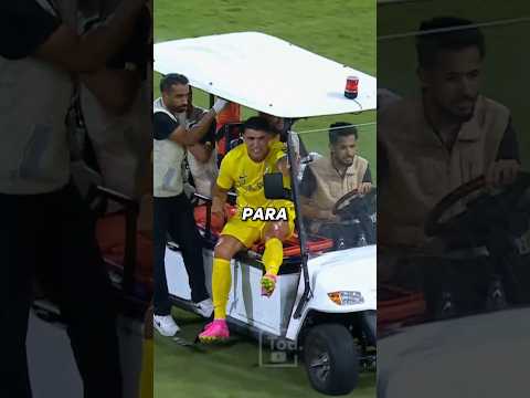 Ronaldo foi levado para fora do campo em uma maca — o que seu treinador fez chocou todo mundo😱ll#cr7