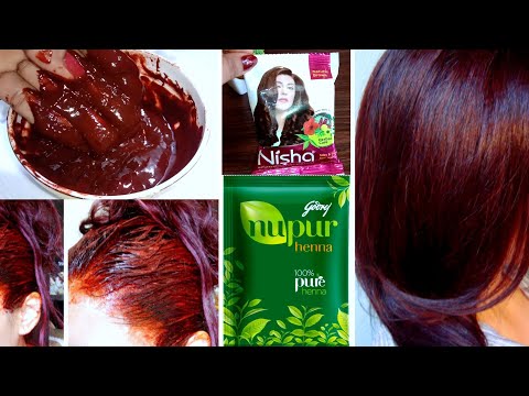 The right way to apply Nisha Mehandi on hair | Nisha henna based hair Color | hair color at home