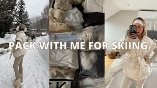 PACK WITH ME FOR MY SKI TRIP | HOW I PLAN AND PACK MORE EFFICIENTLY