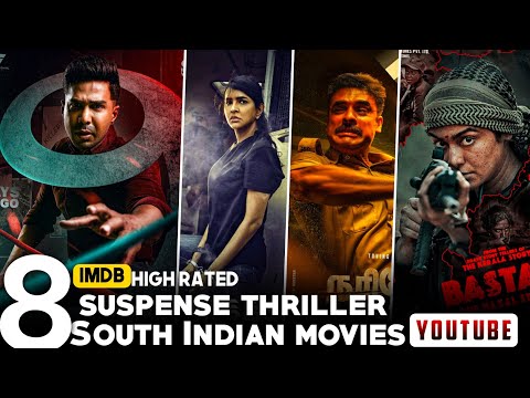 Top 8 Best south indian suspense thriller movies in hindi 2025| investigation thriller movies