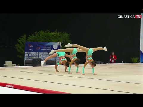 UKRAINE (UKR)- TRIO YOUTH finals Aerobic gymnastic Fig open 2024, CANTANHEDE