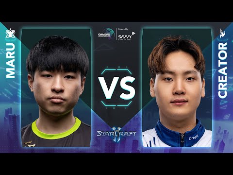 Maru vs Creator // Gamers Without Borders 2023 – StarCraft II – Day 1