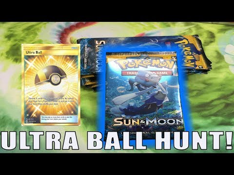 Pokemon TCG - ULTRA BALL HUNT! Sun & Moon Base - Pokemon Card Opening