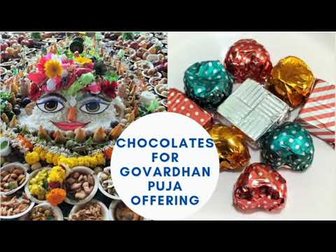 Chocolates for all occasions | Govardhan Puja offering | Krishna's food basket the satvik kitchen
