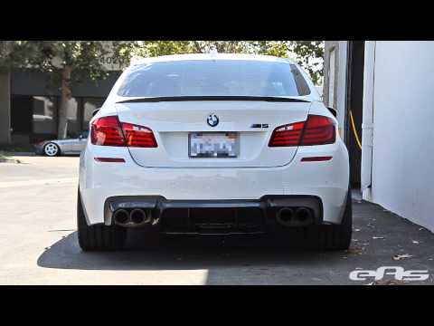 F10 M5 Akrapovic Evolution & AMS Downpipe Revving