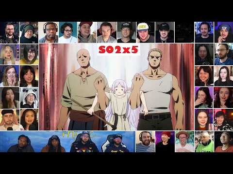 [4K] Frieren: Beyond Journey's End SEASON 2 Episode 5 MEGA REACTION Mashup | Sousou no Frieren