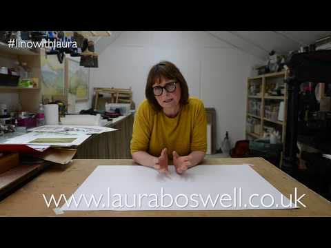Multi block Lino Print with Laura Episode 2 - Designing for Multiblock Lino Print, hints and tips