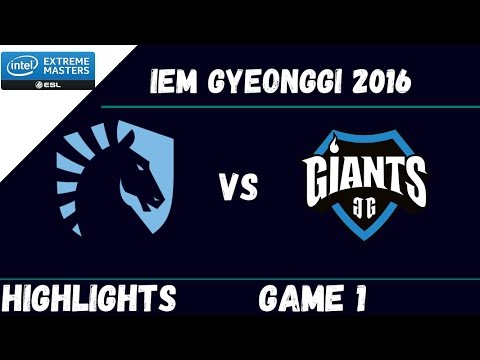 TL vs GIA Highlights Game 1 | IEM Gyeonggi 2016 Day 2 | Team Liquid vs Giants
