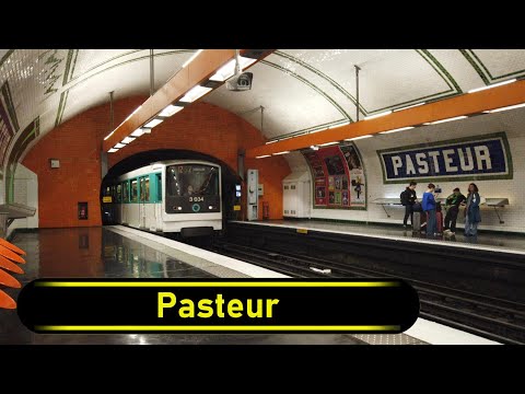 Metro Station Pasteur - Paris 🇫🇷 - Walkthrough 🚶